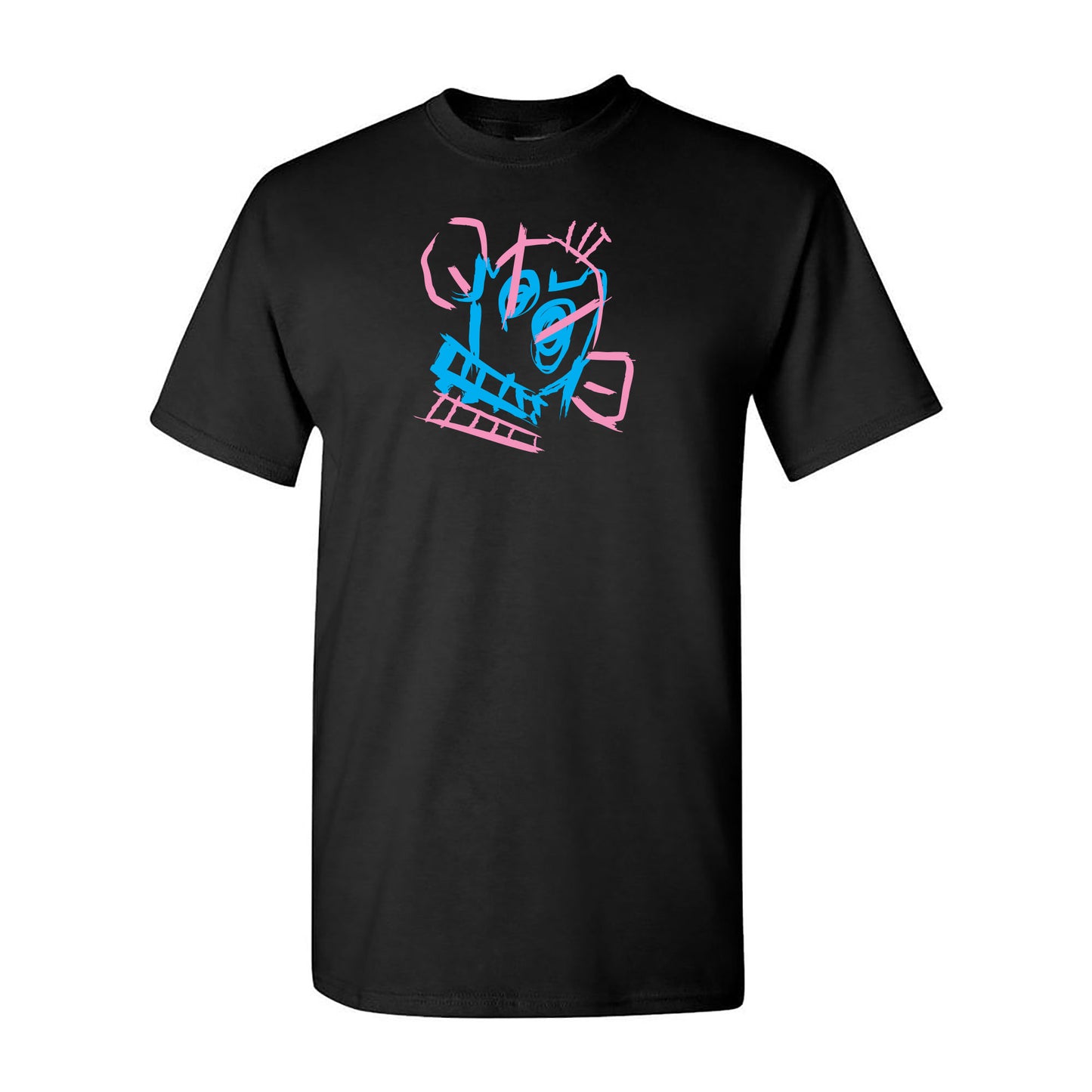 Glow-in-the-Dark Monkey Graffiti Tee | Grunge Chaos Design Inspired by Arcane’s Wild Side