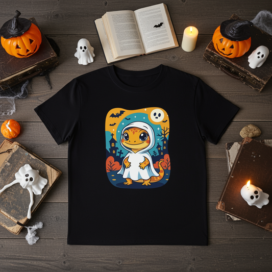Spooky Gecko Halloween T-Shirt